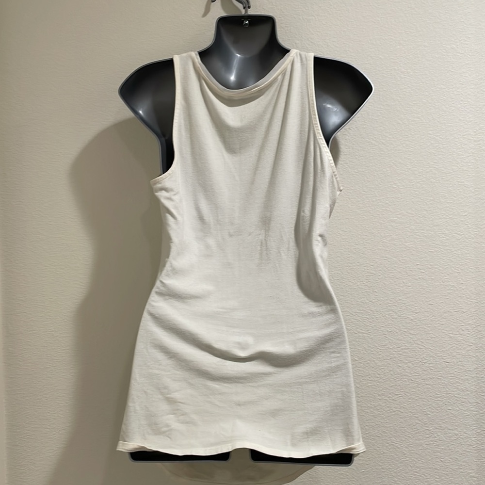 White House Black market beaded tank top size medium. - Picture 3 of 4